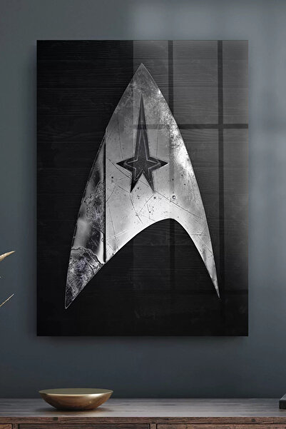 Decovetro Logo-ul Star Trek din sticlă