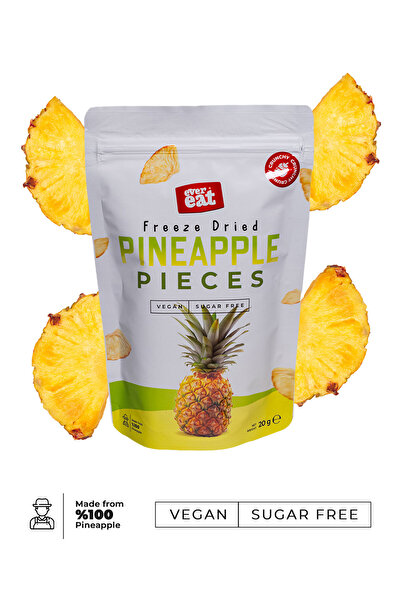 EverEat Ananas Kuru Meyve Cipsi - Dondurularak Kurutulmuş Freeze Dried Çıtır ...