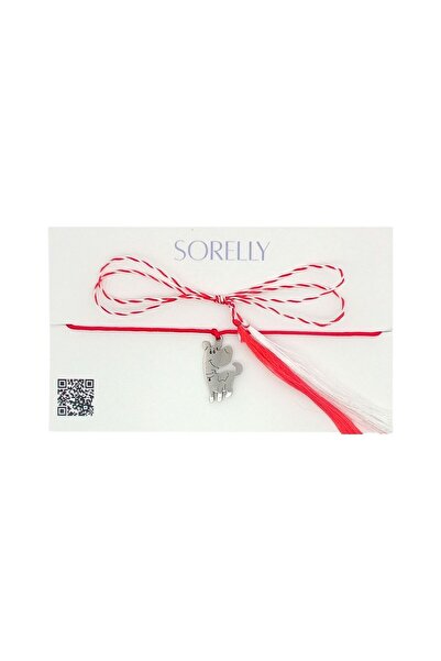 Bijuteria SORELLY Brățară cu fir roșu și câine Mărțișor