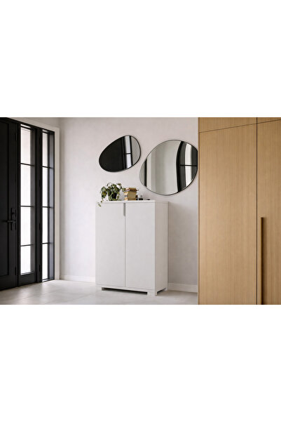 VM VERTEX MOBİLYA Venedik 4 Bölmeli Ayakkabılık Çok Amaçlı Dolap Mutfak Banyo...