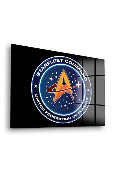 Decovetro Stakleni sto sa logotipom flote Star Treka