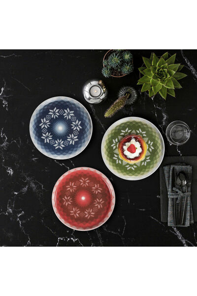 Güral Porselen Bilbao 6 Parça 21 Cm Pasta Takımı 3100