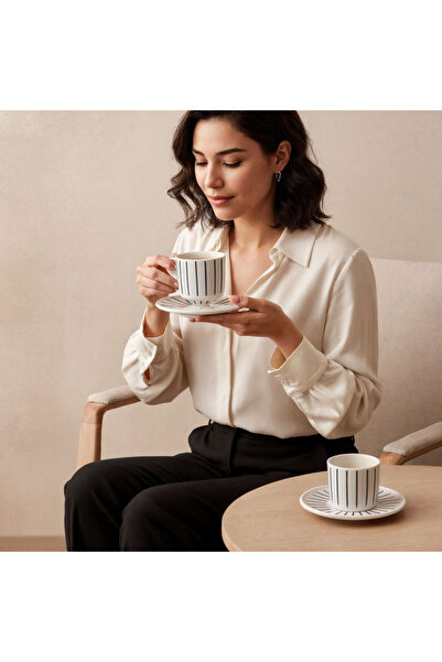 Güral Porselen Mental 4 Parça 2 Kişilik Çay Takımı 6733