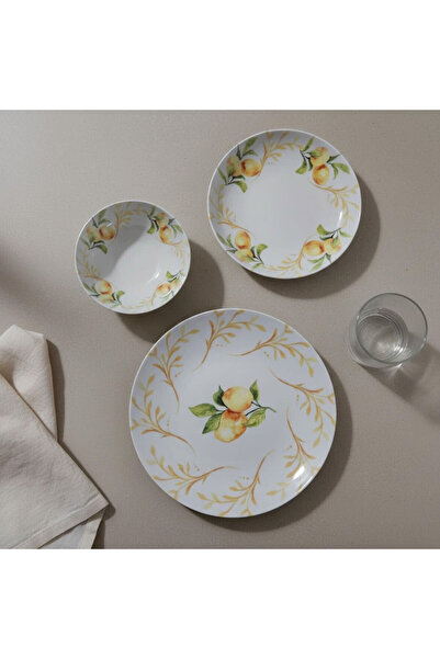 Güral Porselen Lemon Touch 12 Parça 4 Kişilik Yemek Takımı 5692