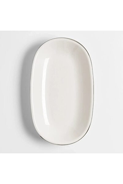 Qua Home Elias Platin Kayık Tabak 24x14 cm