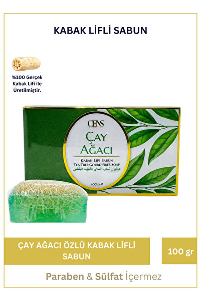 LAWİN Natural Soap with Pumpkin Fiber and Tea Tree Extract – Purifying Effect...