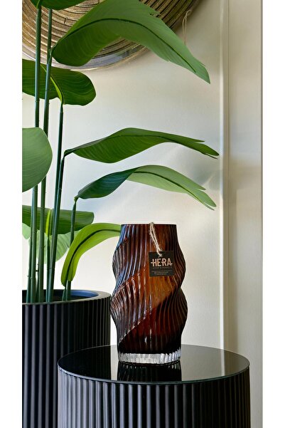 HERA DEKOR Imported Glass Vase 28cm
