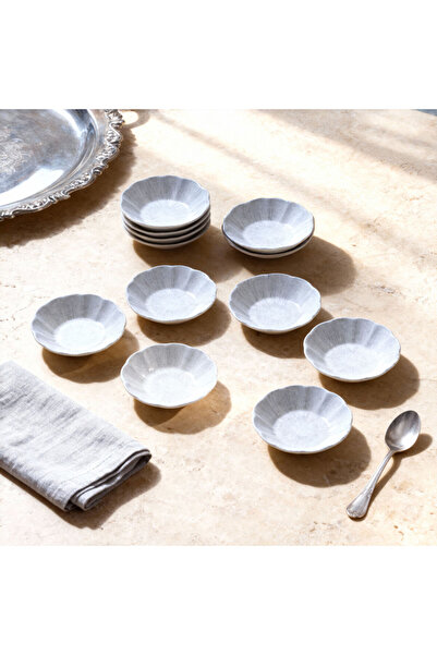 Güral Porselen Acem 12 Parça 10 cm Çay Tabağı 1401