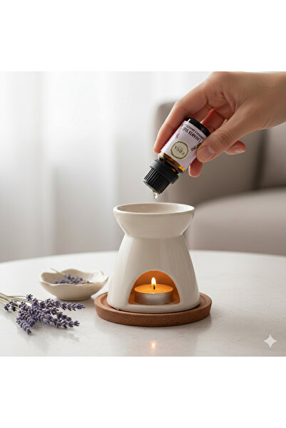 Erna Naturel Saf Lavanta Yağı 10 ml Doğal Esansiyel Yağ Buhurdanlık & Aromate...