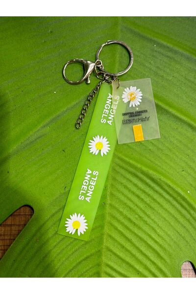Gönülden Tasarım Accesoriu breloc din silicon Daisy 12 Cm Portocaliu