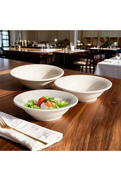 Güral Porselen Paris 3 Parça 17 cm Salata Kasesi