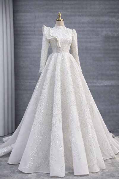 Merve Hijab Wedding Dress