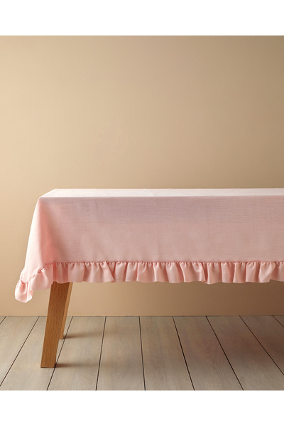 English Home Flor Pura Polyester Masa Örtüsü Pembe