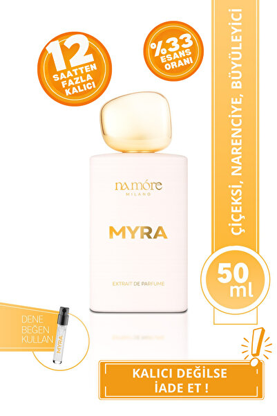 NA MORE Milano MYRA Extrait Parfüm | Kadın | Yüksek Esans %33 | Kalıcı – Mand...