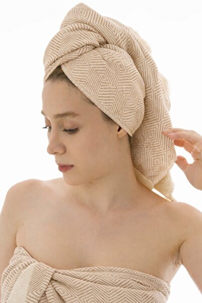 EMİLLİE Διπλό Διαμαντένιο Σετ Μπεζ