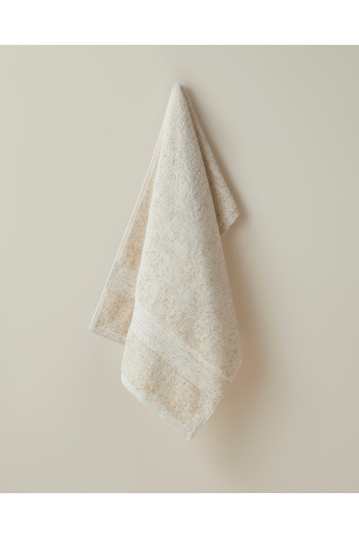 English Home Prosop de față din bumbac melange 50x80 cm Bej Melange