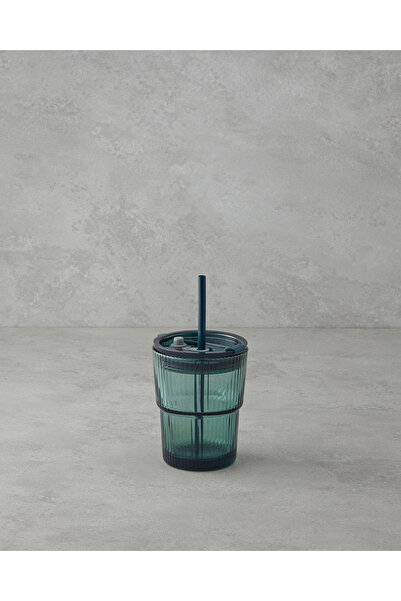 English Home Tasty Cam Pipetli Bardak 420 ml Yeşil