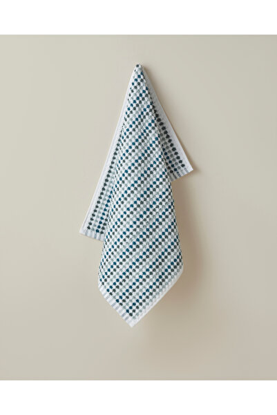 English Home Punto Cotton Face Towel 50X80 cm Green-White