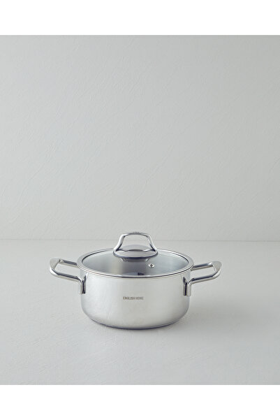 English Home Glow Çelik Derin Tencere 16x10 cm Silver