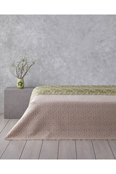 English Home Enchanted Harmony Çift Kişilik Çok Amaçlı Örtü 200x220 cm Yeşil