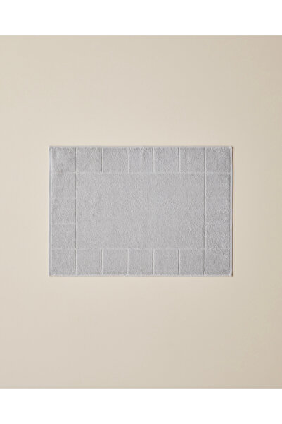English Home Chequer Pamuk Ayak Havlusu 50x70 cm Gri