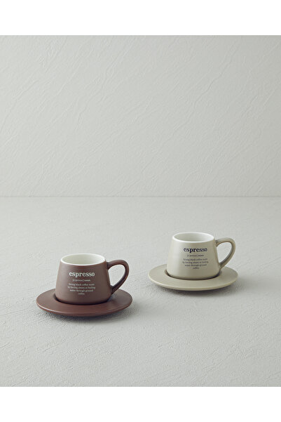 English Home Set de cești de cafea pentru 2 persoane Phoebe New Bone China, 4...