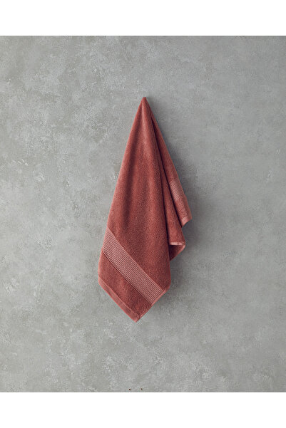 English Home Πετσέτα προσώπου Deluxe Low Twist Cotton 50x90 cm Dusty Rose