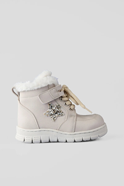 Vicco Punto Fur Orthopedic Children's Boots Beige