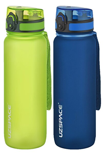 Uzspace مجموعة من قنينتين من التريتان سعة 800 مل، 14 لونًا مختلفًا، خيارات مت...