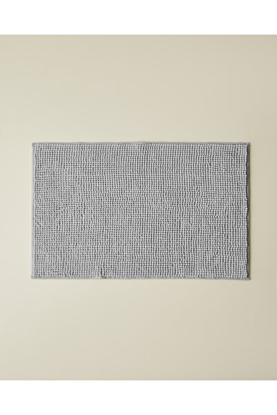 English Home Macaroni Kaydırmaz Banyo Paspası 50x80 cm Gri