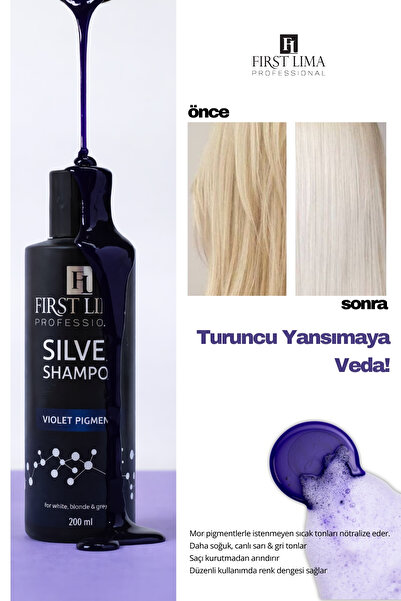 First Lima Professional Turunculaşma Karşıtı Silver (mor Şampuan) 200ml
