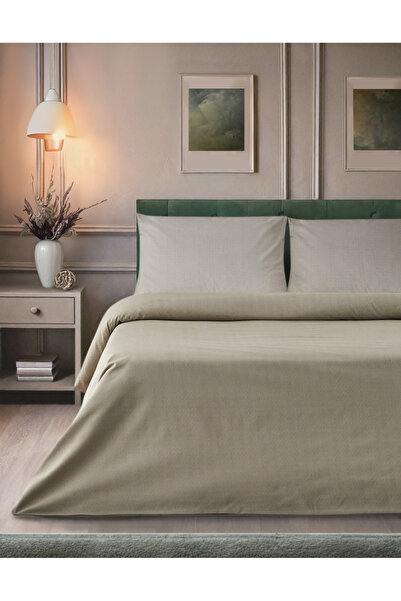 English Home Flowing Stripes Kolay Ütülenir Tek Kişilik Nevresim Takımı 160x2...