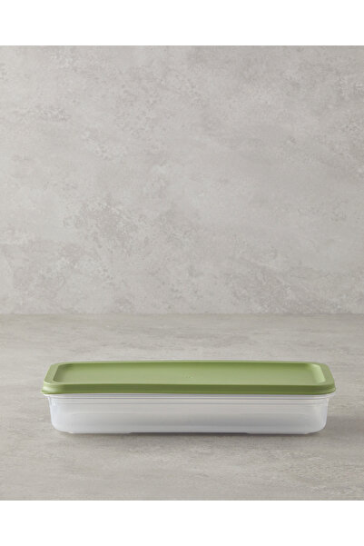 English Home حاوية تخزين بلاستيكية باللون الأخضر الزيتوني سعة 1200 مل