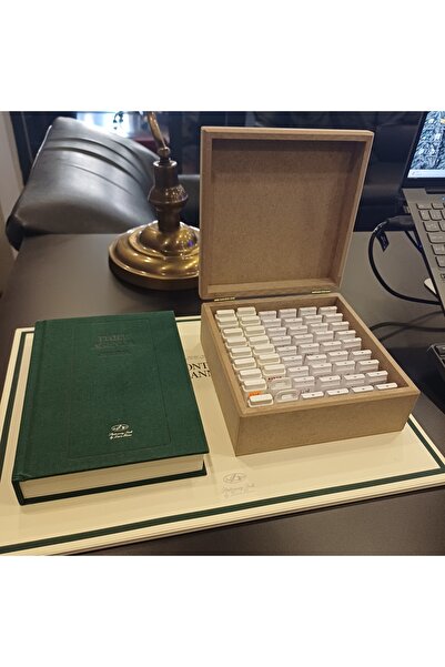 cnc dekorasyon E- صندوق الختم المالي (MDF الخام 54 قطعة مع سعة الختم)