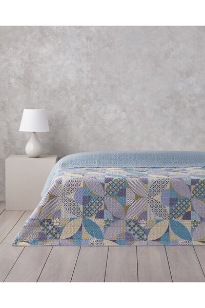 English Home Husă multifuncțională dublă Patch Square 200x220 cm verde