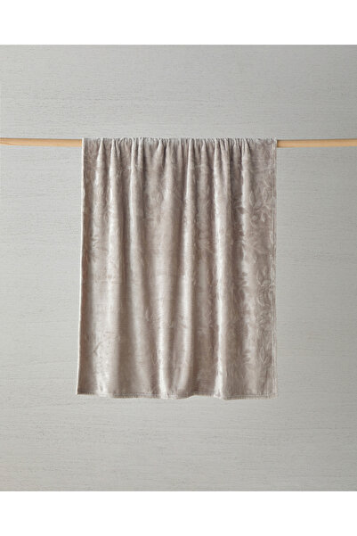 English Home Pătură de pluș Ramona Jacquard 120x160 cm Bej