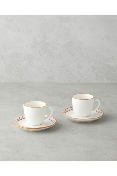 English Home Vivara Bone Porselen 12 Parça 6 Kişilik Kahve Fincan Takımı 90 m...