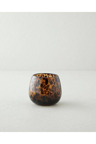 English Home Karina Cam Dekoratif Kase 8,5 cm Kahve