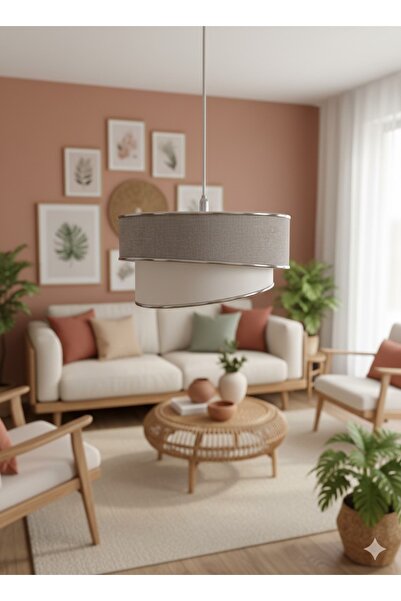 Emg DesiGn Kumaş Galaksi Modern Pasta Avize Yatak Odası Çocuk Odası