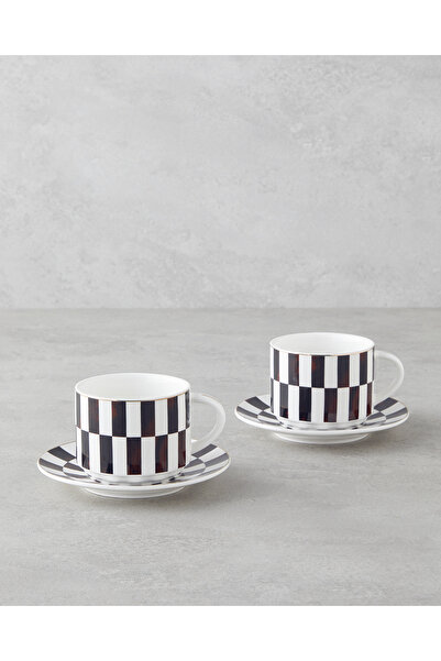 English Home Emberly New Bone China 4 Parça 2 Kişilik Çay Fincanı Takımı 230 ...