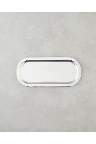 English Home Emma Metal Tepsi 16x35 cm Silver