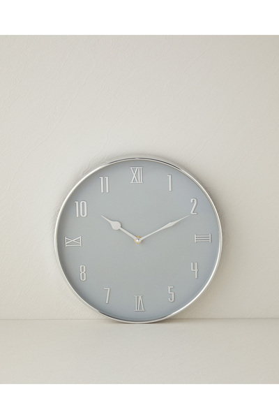 English Home Verna Plastik Duvar Saati 30 cm Beyaz