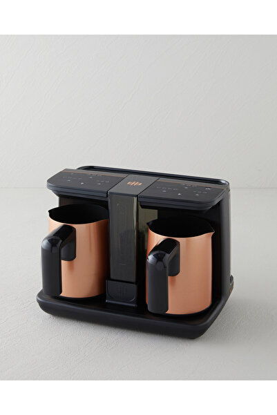 English Home TKM 6020 Çift Hazneli İkili Türk Kahvesi Makinesi Siyah-Bakır
