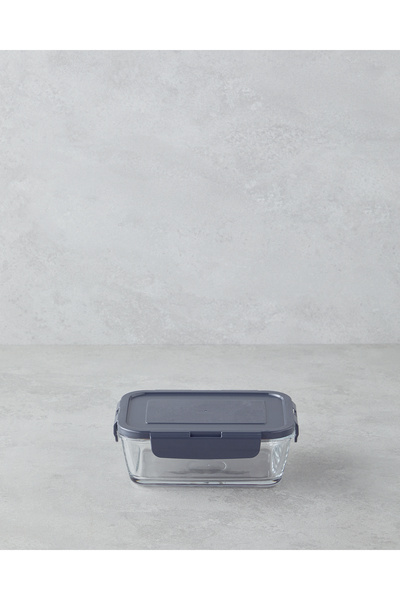 English Home Fresh Ware Glass Storage Container 1200 ml Gray