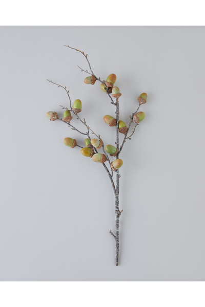 English Home Acorn Branch Tek Dal Yapay Çiçek 76 cm Yeşil