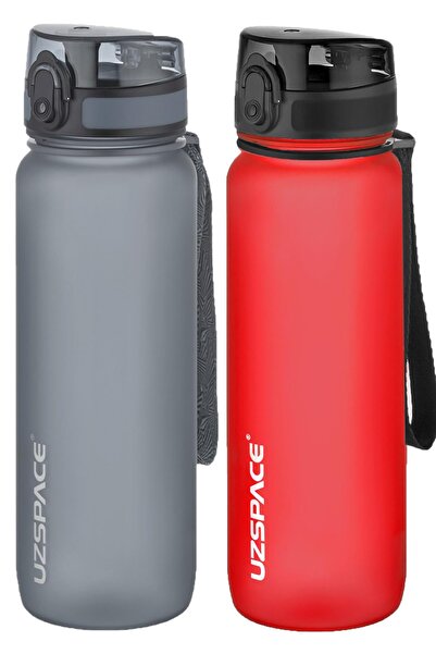 Uzspace مجموعة من قنينتين من التريتان سعة 800 مل، 14 لونًا مختلفًا، خيارات مت...