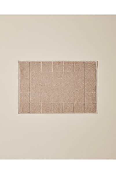 English Home Chequer Pamuk Ayak Havlusu 50x70 cm Bej