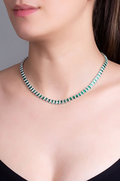 So CHIC... Deniz Kabuğu 18 Ayar Beyaz Altın Kaplama Gümüş Gerdanlık