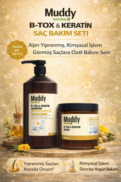 Muddy B-tox &keratın Shampoo And Mask