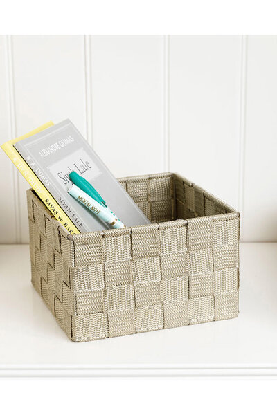 English Home Shine Sepet Koyu Bej